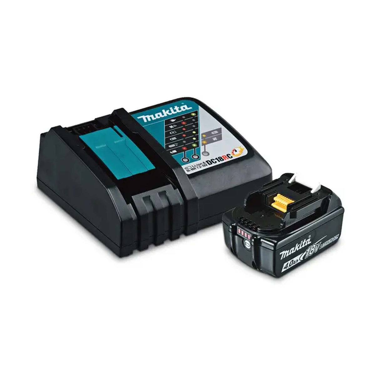 MAKITA 18V 4.0AH RAPID CHARGER STARTER PACK DC18RC+BL1840B 1979884