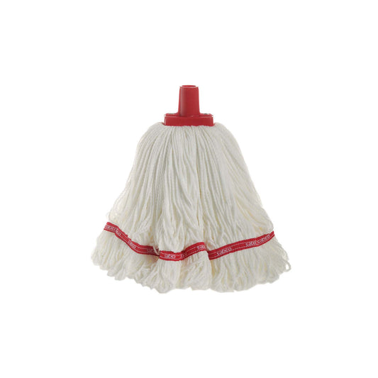 SABCO 400G PREMIUM MOP MICROFIBRE ROUND RED