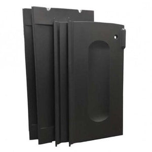 RUBBERMAID EXECUTIVE JANITOR CART DOOR KIT-  HI CAP BLACK 1995833