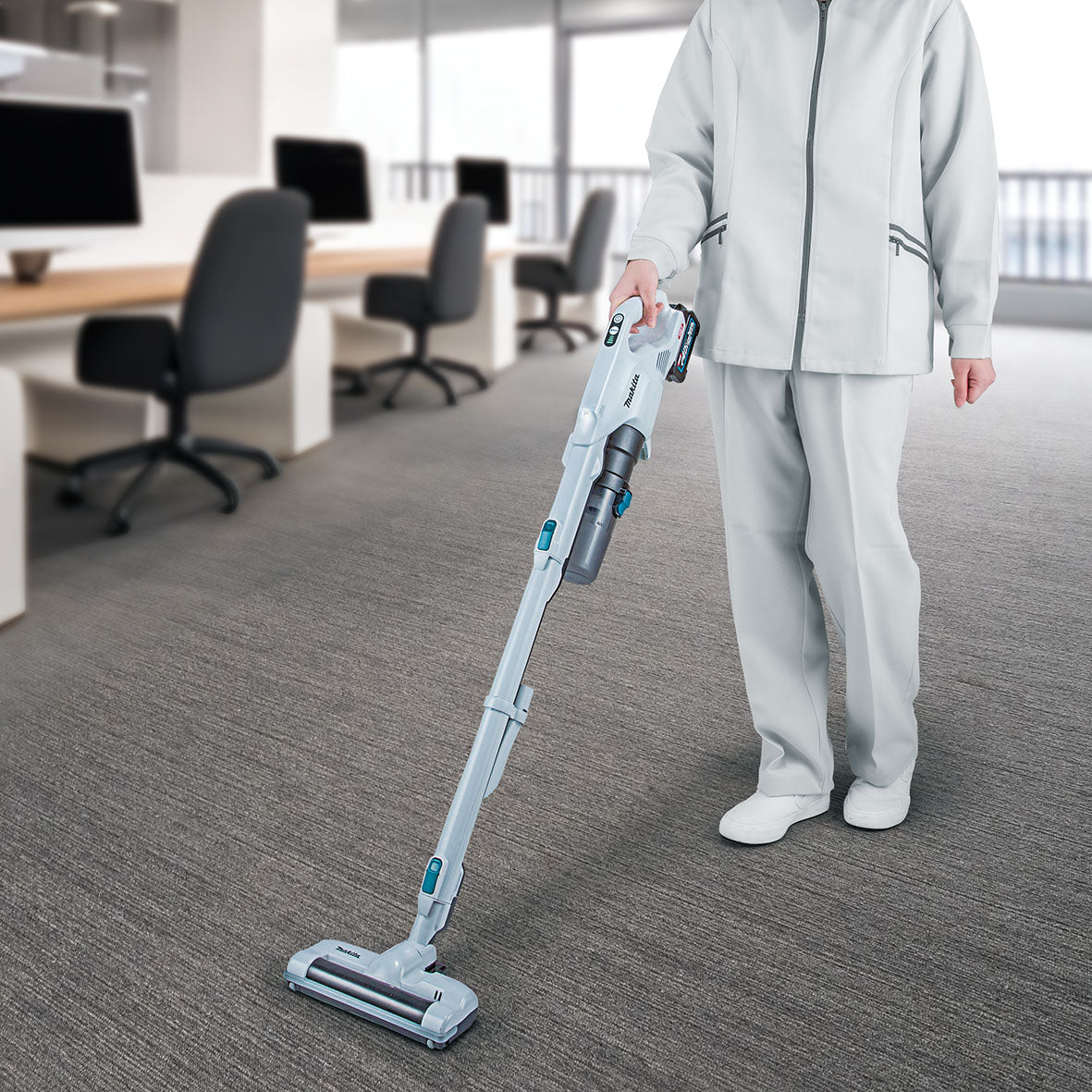 MAKITA CL004GM103 40V MAX BRUSHLESS STICK VACUUM KIT 4.0Ah Battery + DC40RA CHARGER