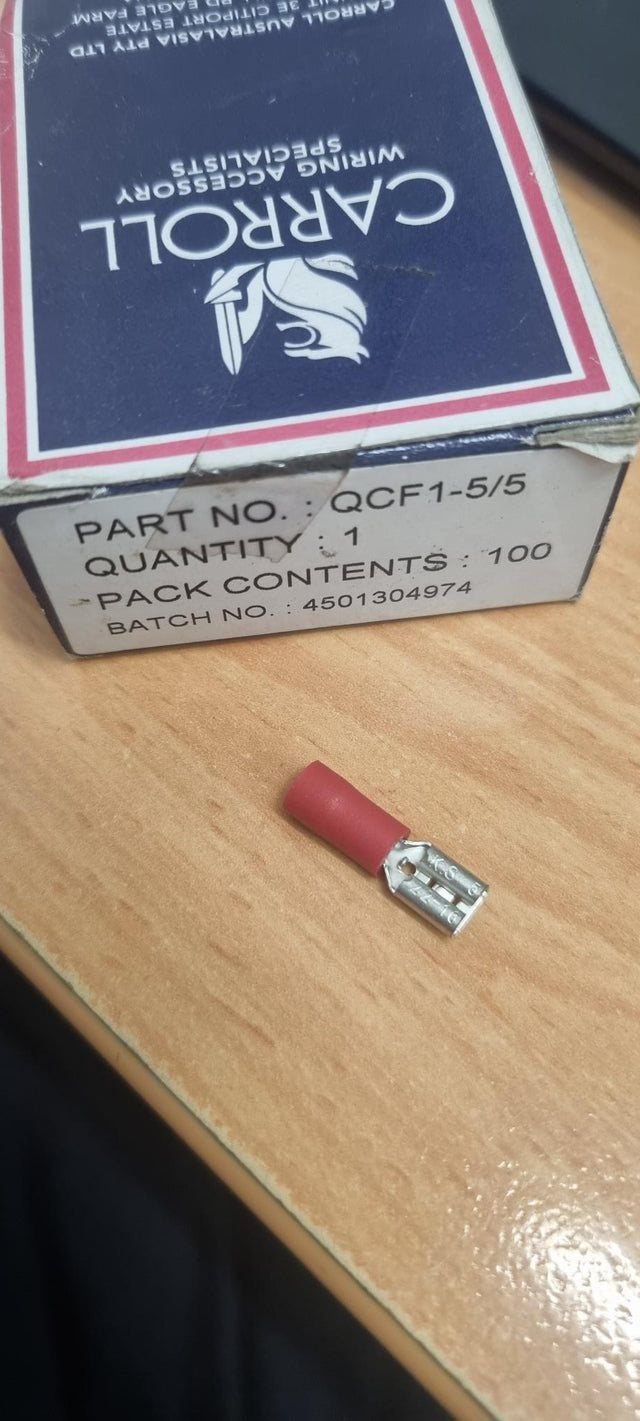 RED TAB QCF1-5/5 100 PACK