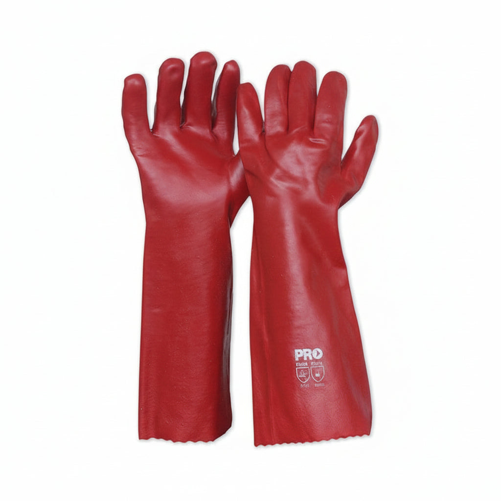 GLOVES RUBBER CHEMICAL 45CM