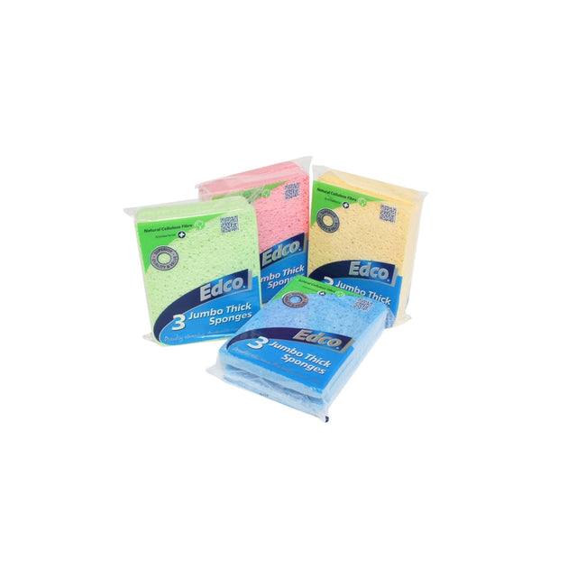 EDCO JUMBO THICK SPONGES 3 PACK