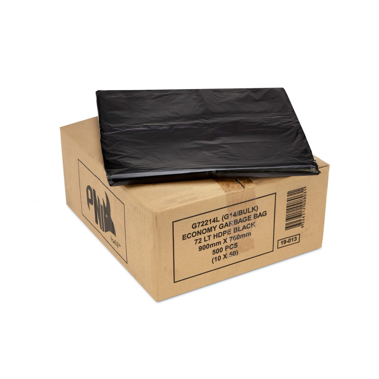 BIN LINER 240L 1450X1150 BLACK PREMIUM 200C - MB240220S