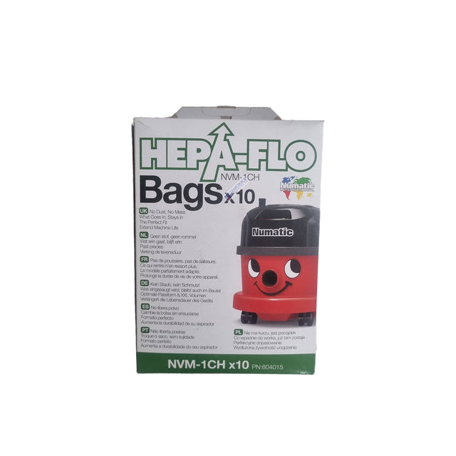 NUMATIC ANV180 (HENRY) - HEPA FLO BAGS 10 PACK
