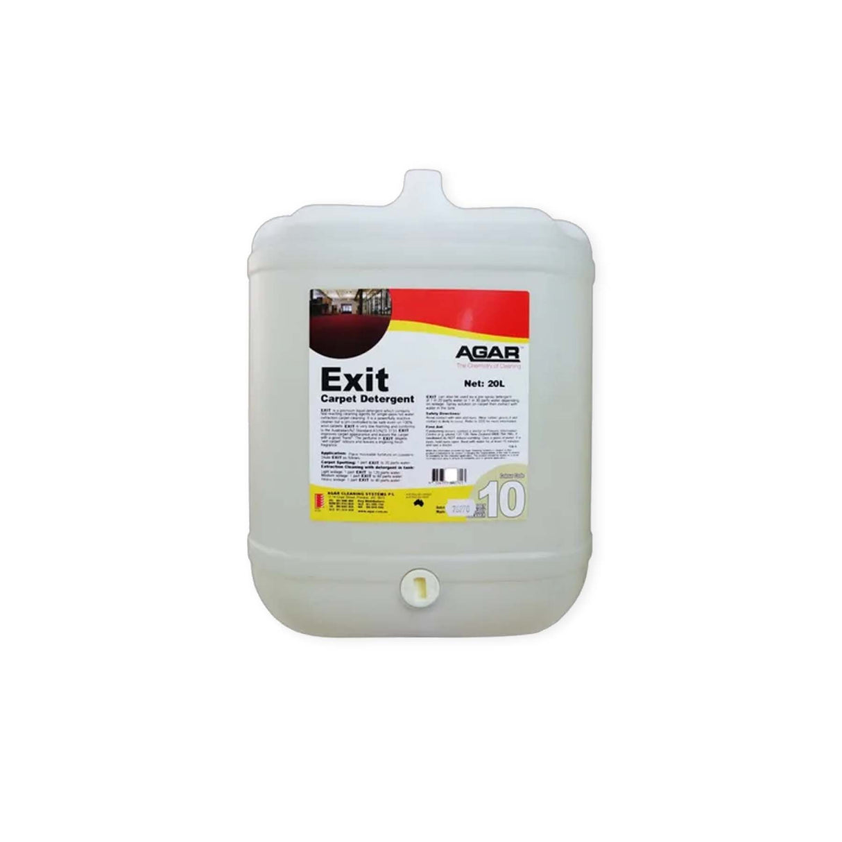 AGAR EXIT CARPET SHAMPOO  20LT