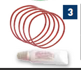 UNGER HYDROPOWER ULTRA - SEALING KIT FOR TOP CAP