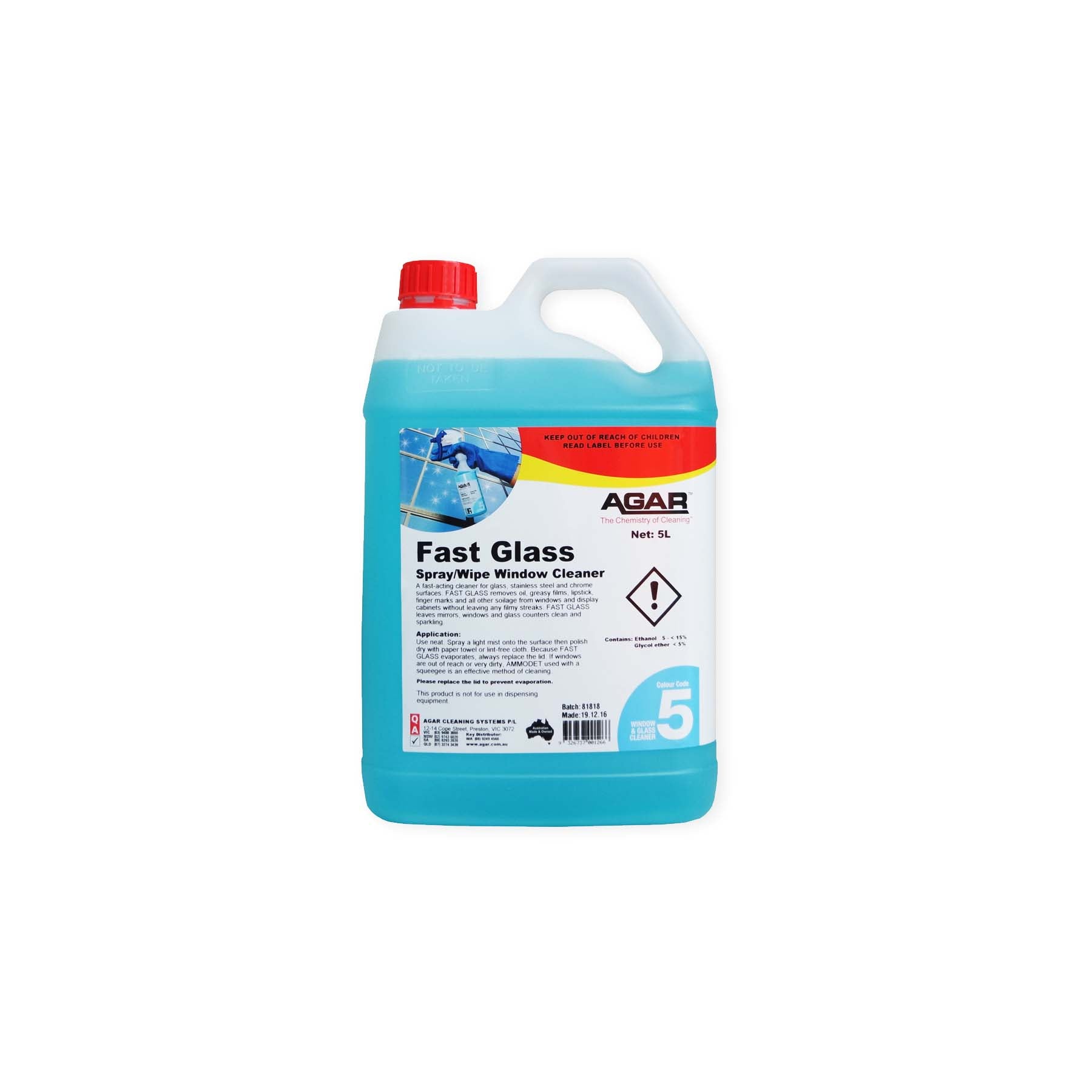 AGAR FAST GLASS 5L