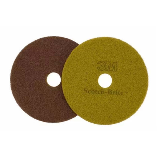 3M SCOTCH-BRITE SIENNA DIAMOND FLOOR PAD 35CM