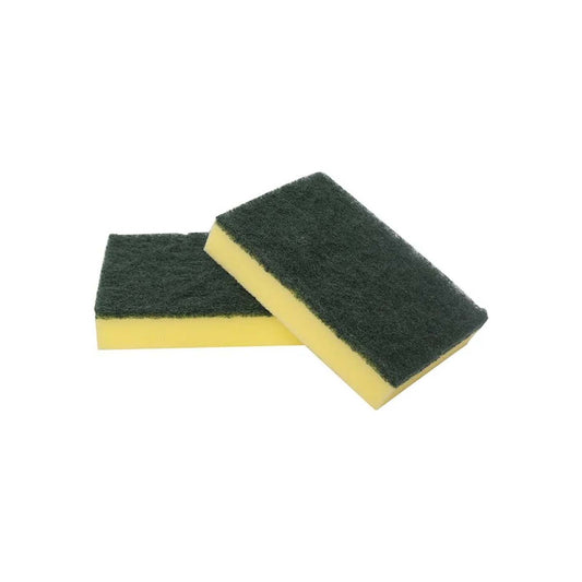 SABCO SCOURER SPONGE YELLOW GREEN SAB41183