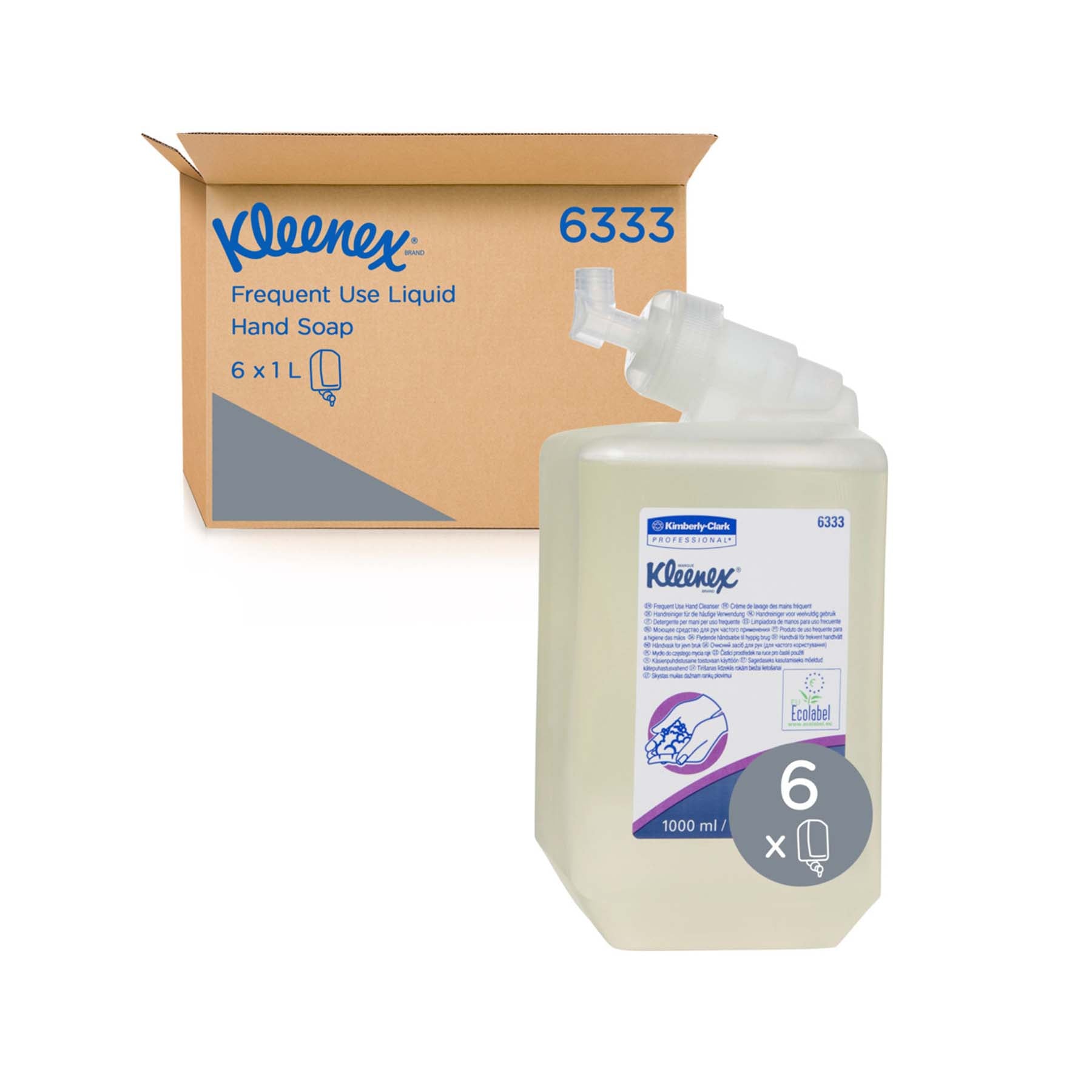 KIMBERLY CLARK KIMCARE - 6333 HAND CLEANSER 1000ML X 6