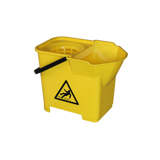 SUPA HOME BUCKET RECTANGLE YELLOW 16L